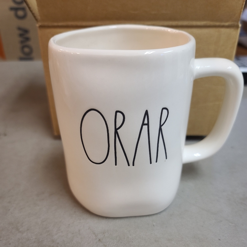 Rae Dunn White Coffee Mug
